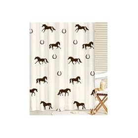 Pasture Pals Horse Shower Curtain
