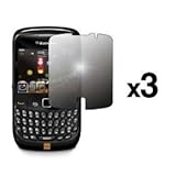 Premium Reusable LCD Mirror Screen Protectors for Blackberry Curve 8520 Pac ....
