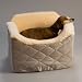Snoozer Lookout I Dog Car Seat with Khaki Quilt Cover
