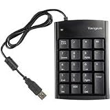Targus PAUK10U Ultra Mini USB Keypad, Black