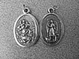 St. Raphael the Archangel Medals 20" Steel Chain