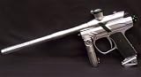 NEW DANGEROUS POWER FUSION SILVER W/GREEN PAINTBALL MARKER