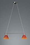 40142-55-10 Massive Pendelleuchte Modern 2-Flg.