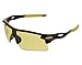 Vast UV Protected Sport Unisex Sunglasses (SPORTY_HALF_JACKET_9181C1_yellow|60|yellow) RS.545.00