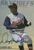 DeWayne Wise, Toronto Blue Jays Autographed Card