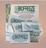 BIOFREEZE with ILEX Pain Relieving Gel - 5 Gram Packs -Dispenser Box 100 per Box