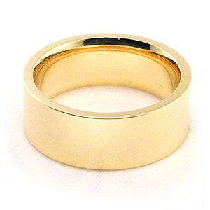 Childrens Toyshop  Jewelry : 14K Yellow Gold Wedding Bands 7mm flat comfort-fit