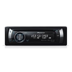 Pioneer DEH 4200 SD CD-MP3-Tuner (AUX In, USB, SD Slot) schwarz