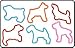 Zany Bandz 24Pack Bag O' Dogz III