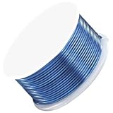 Artistic Craft Wire Silver Plated Blue Color 20 Gauge 6 Yards