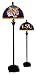 Louisiana Stata Purple Tiffany Floor Lamp