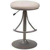 Hillsdale Venus Fawn Swivel Adjustable Bar or Counter Stool