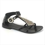Diba 10104BLK Late Lee In Black Color: Gold, Size: 8.5 by Diba
