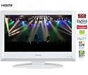 TOSHIBA 22AV616DG LCD television - white 22 inch (56 cm) 16/9, Standard resolution Freeview, HDMI LCD TV Television