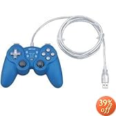 バッファローコクヨサプライ BUFFALO USBゲームパッド 12ボタン アナログデジタル対応 ブルー BGCUCF1201BLA