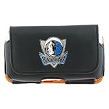 Official Licensed NBA - Dallas Mavericks Universal Horizontal Pouch for Blackberry Bold 9780 / Curve 3G 9330 / Curve 3G / Torch 9800 / Bold 9700 / Storm2 9550 / Curve 8520 / Storm 9530 / Curve 8330 / Curve 8320 / Curve 8310 / Curve 8300