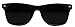 ShadyVEU Super Dark Round Sunglasses UV400 Casual Blacked Out 80's Retro Shades
