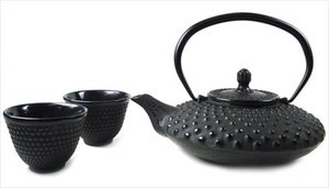 Shogun Cast Iron Tea Set Black #ts3-06