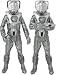 Doctor Who Cyberleader and Cyberman Silver Nemesis Figures_s-1