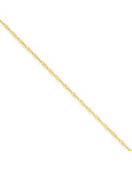 1.25mm, 14 Karat Yellow Gold, Singapore Chain - 18 inch