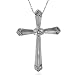 10k Choice of White or Yellow Gold Diamond Cross (1/8 cttw, J-K Color, I2-I3 Clarity)