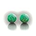 Trustmark 925 Sterling Silver 6mm Kiwi Green Created Opal Ball Stud Post Earrings, Margarita