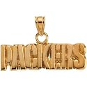 14K Yellow Gold Green Bay Packers Pendant