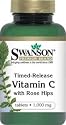 Swanson Timed Release Vitamin C with Rosehip (250 tablets, 1000mg)