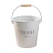 Trash bucket Wastebasket - White (10.5x11