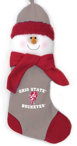Ohio State Snowman Stocking