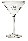 Culver Inc., Monogram H 2 Piece Martini Glass Set