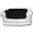 Smart Air Beds Rave Inflatable Love Seat Sofa (white W/micro-suede Black Center) Image #1