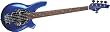 Music Man Bongo 5-String Bass with 2 Humbucker Pickups Blue Pearl