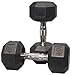 Read Cap Barbell Rubber Coated Hex Dumbbell with Contoured Chrome Handle (30-Pound) Details Cap Barbell Rubber Coated Hex Dumbbell with Contoured Chrome Handle (30-Pound)