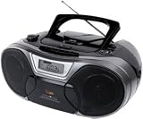 Jwin Portable MP3 CD / CD Player with Cassette and AM / FM Stereo Radio