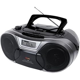 Jwin Portable MP3 CD CD Player with Cassette and AM FM Stereo Radio by jWIN