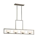 Kichler Lighting 42801AP 4 Light Island Light, Antique Pewter