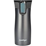 Contigo AUTOSEAL West Loop Stainless Steel Travel Mug with Easy-Clean Lid, 16-Ounce, Stormy Weather Trans Matte