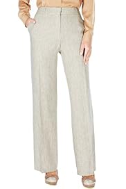 Pure Linen Straight Leg Trousers
