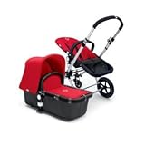 The most fully loaded Bugaboo stroller.From the city to the beach to the woods, Bugaboo Cameleon is ready to take on almost any terrain, style or mood. A unique infant-to-toddler travel system adapts for car seats, reversible bassinet and reversible seat,
