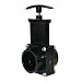 Valterra 7101 ABS Gate Valve, Black, 1-1/2" Slip