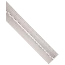 Aluminum 5052 Continuous Hinge Without Holes, Unfinished
