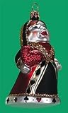 Queen of Hearts 4 Ornament - set of 3