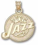 Utah Jazz 5/8" Logo Pendant - 10KT Gold Jewelry