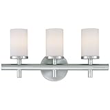 Dolan Designs 433-09 Satin Nickel Alto Contemporary / Modern 3 Light 18