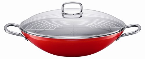 Silit 14-1/4-Inch Wok, Energy Red