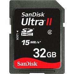 SanDisk Ultra 32GB SDHC Card (SDSDRH-032G-A11)