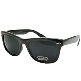 G&G Black Wayfarer 80's Blues Brothers Sunglasses Super Dark