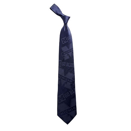 Michigan Wolverines NCAA Tonal 1 Mens Tie (100% Silk)