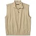 Greg Norman 1/4 Zip Vest, Khaki, X-Large